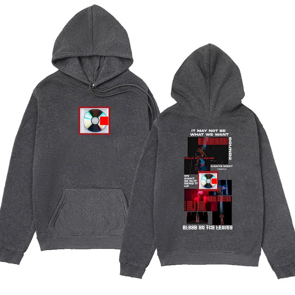 Kanye West The College Dropout Print Hoodie Men Women's Hip Hop Fashion Fleece Hooded Sweatshirts Oversized Streetwear Pullover
