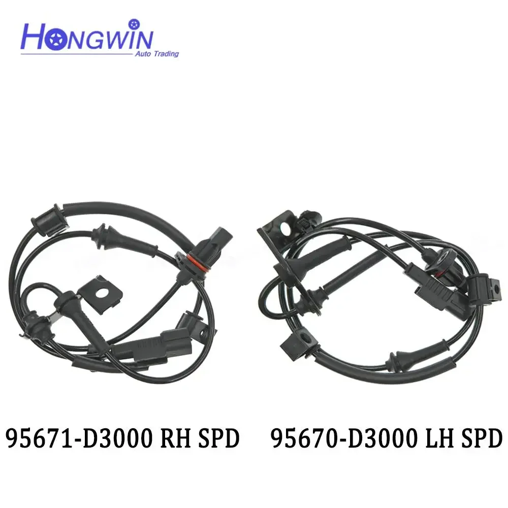 Front Rear ABS Wheel Speed Sensor Fits Hyundai Tucson 2015-4WD TCI/GDI 95671-D3000 95670-D3000 95681D3210 95680D3210
