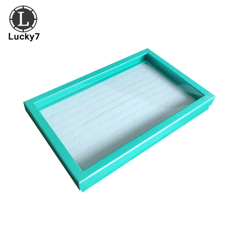 100-position Ring Tray Velvet Sponge Ring Display Box Cardboard Jewelry Storage Box Dust-proof Cover Tray