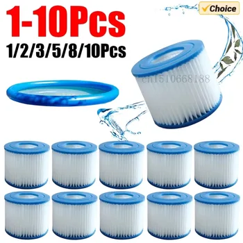 Type VI ตัวกรองสระว่ายน้ําเปลี่ยนตัวกรองสระว่ายน้ําสําหรับ Flowclear ขนาด VI ตลับกรอง Lay-Z-Spa สําหรับ Intex Filter 1