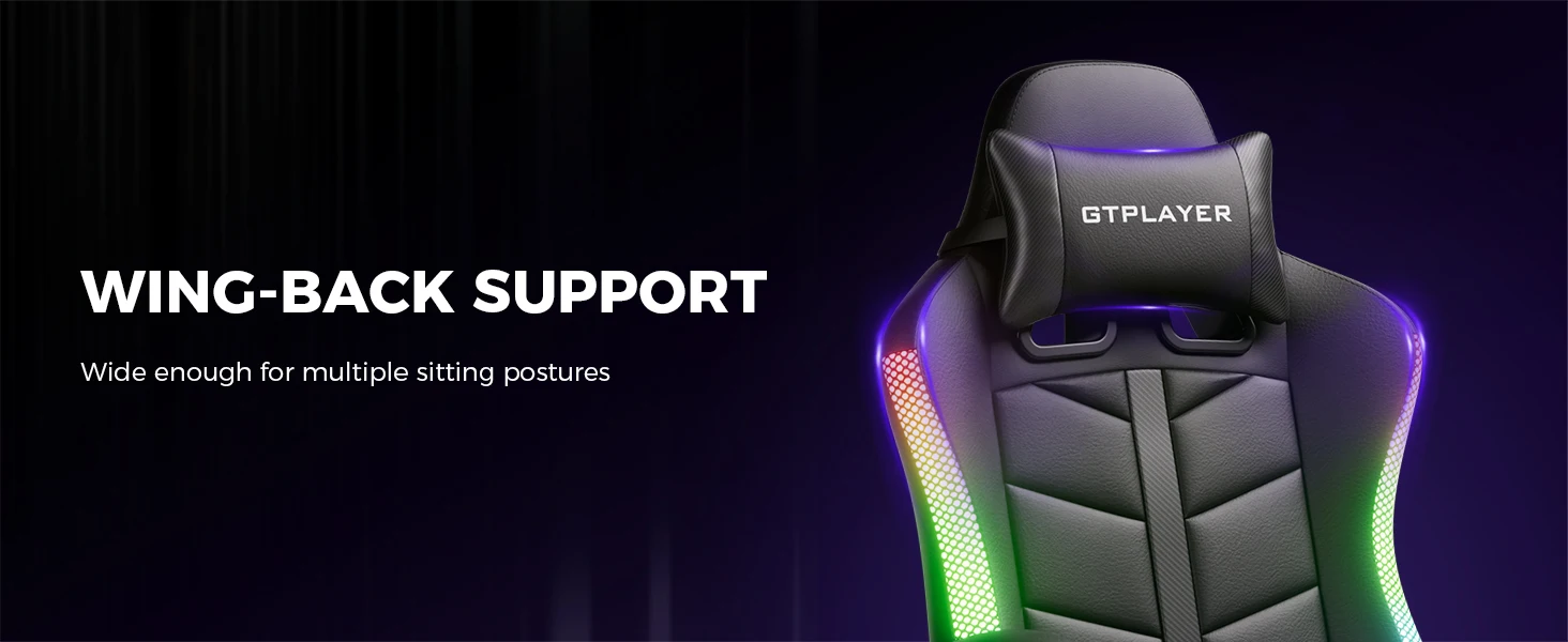 Gaming Chair with Footrest