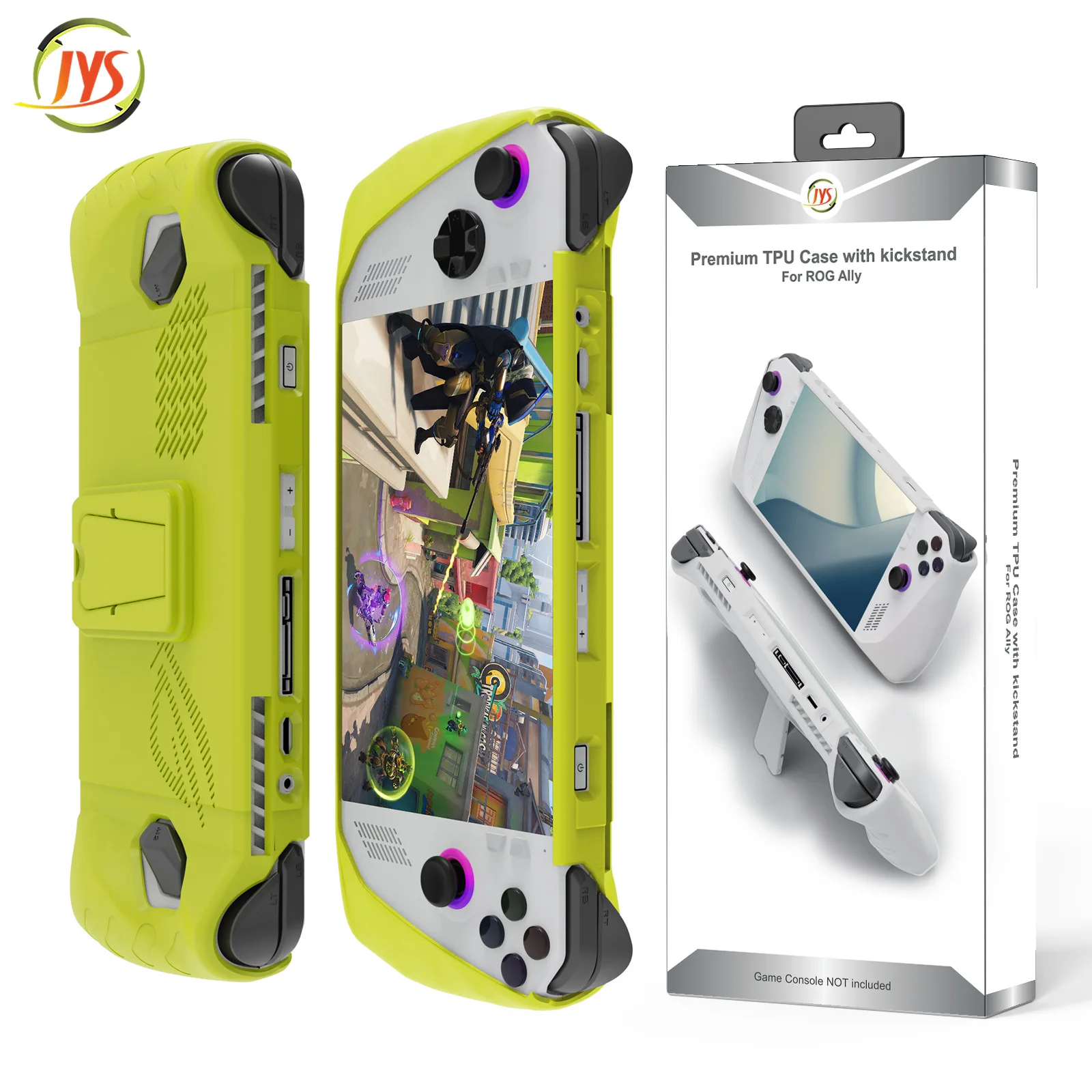 NEW TPU Protective Case For ASUS ROG Ally Handheld Game Anti-Scratch Dustproof Anti-drop Protective Cover With Back Bracket
