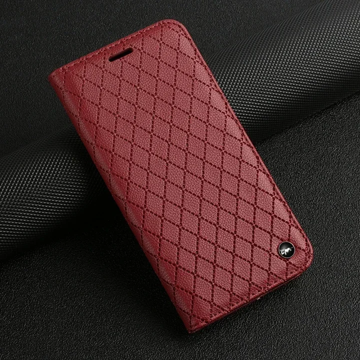Luxury Leather Wallet Case - Premium Book Cover