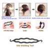 4Pcs Set Hair Disk Pull Hair Pins Clips Comb For Girls Hair Styling Tools Kit Braiding Donut Bun Maker Hairdressing Accessories 2
