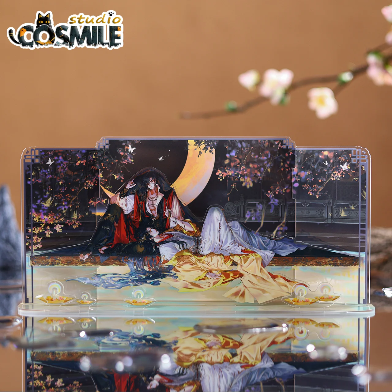 

Официальная оригинальная акриловая подставка с рисунком аниме Tian Guan Ci Fu, TGCF Water Ghost King Hua Cheng Xie Lian