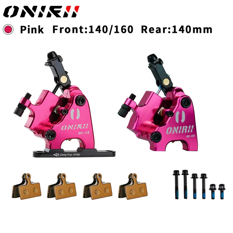 ONIRII Hydraulic Disc Brake with Pads CX Rotor Brake Flat Mount