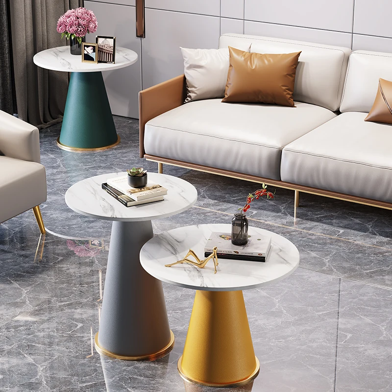 

Modern Minimalist Sofa Side Table Dining Small Console Tea Tables Room Decor Center Mesa Lateral Para Sala Outdoor Furniture