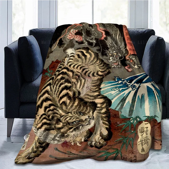 Japanese Samurai Throw: A Symphony of Art and Comfort