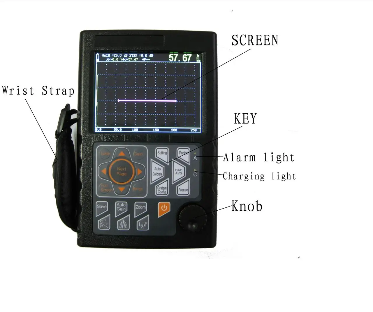 Portable NDT Digital Ultrasonic Flaw Detector YFD300 High-speed capture Automate