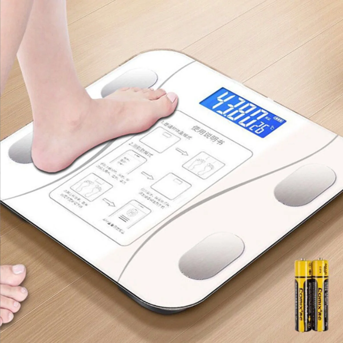 Smart Electronic Scale Wireless Digital Bluetooth Weight Scale With Smartphone Application electronic scale,weight scale