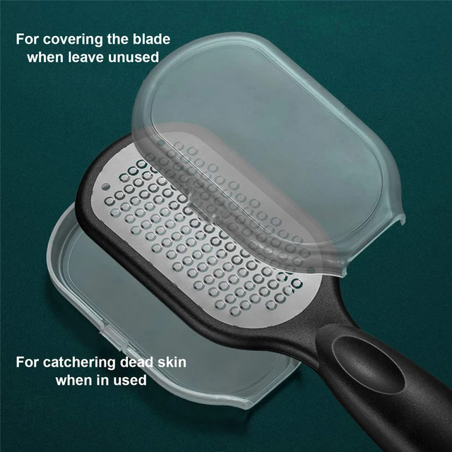 Pedicure Foot File Callus Remover Stainless Steel Foot Scraper Portable  Rasp Colossal Foot Grater Scrubber Pro for Wet Dry Feet - AliExpress