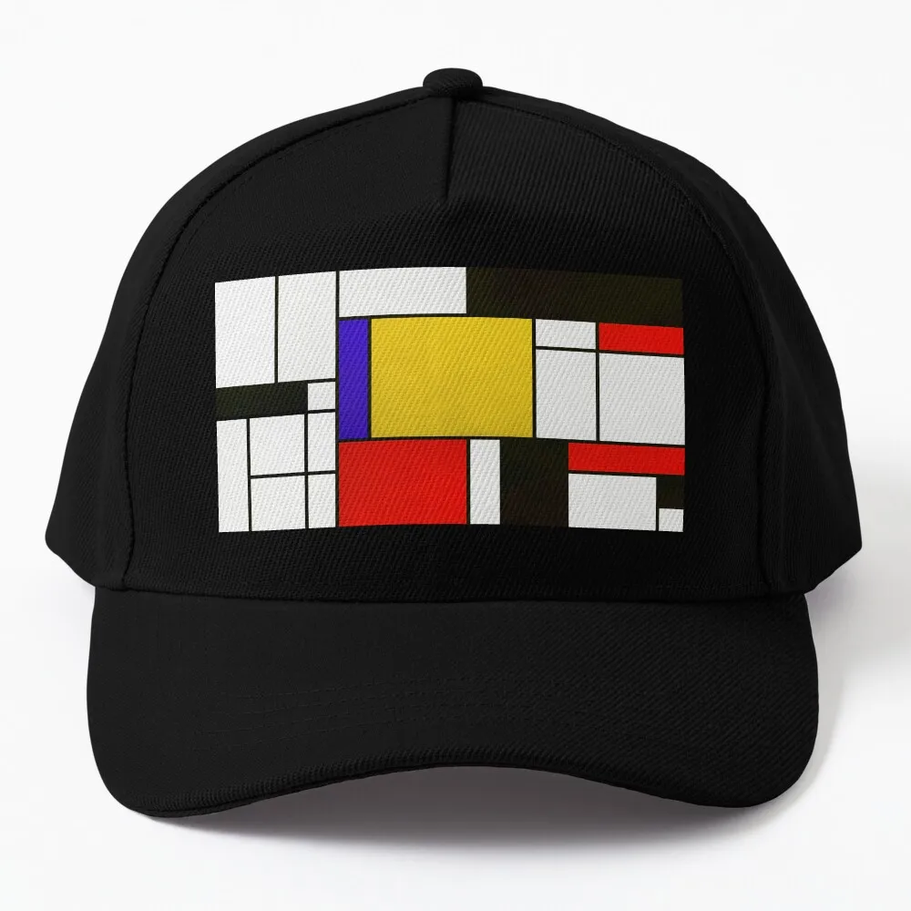 

Mondrian Style Abstract Art Baseball Cap Hats Trucker Hats Uv Protection Solar Hat Golf Hat Hat For Men Women'S