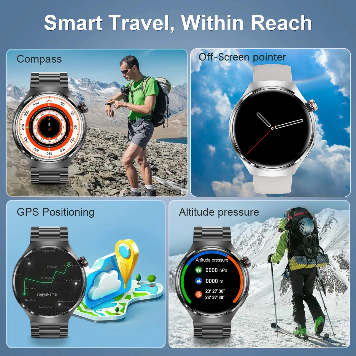 ȭ GT4  Ʈ ġ  NFC GPS , AMOLED 360*360 HD ȭ, ɹڼ  ȭ Ʈġ, IP68, 2024 ǰ
