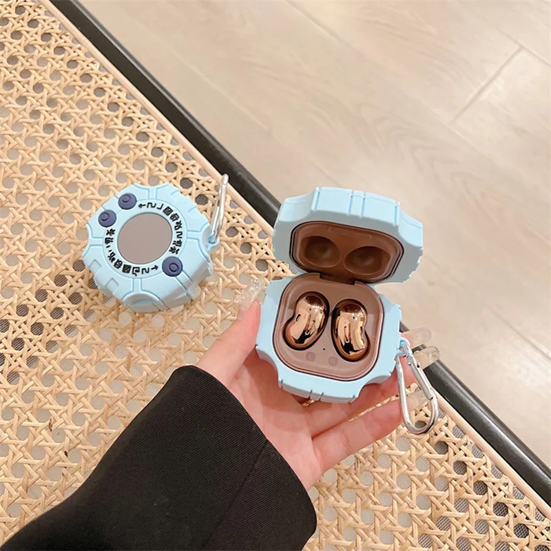 Simpatico Cartone Animato Digimon Monster Digivice Custodia Per Auricolari In Silicone Di Alta Qualità Per Samsung Galaxy Buds2 Pro/Buds2/Buds Pro/Bud