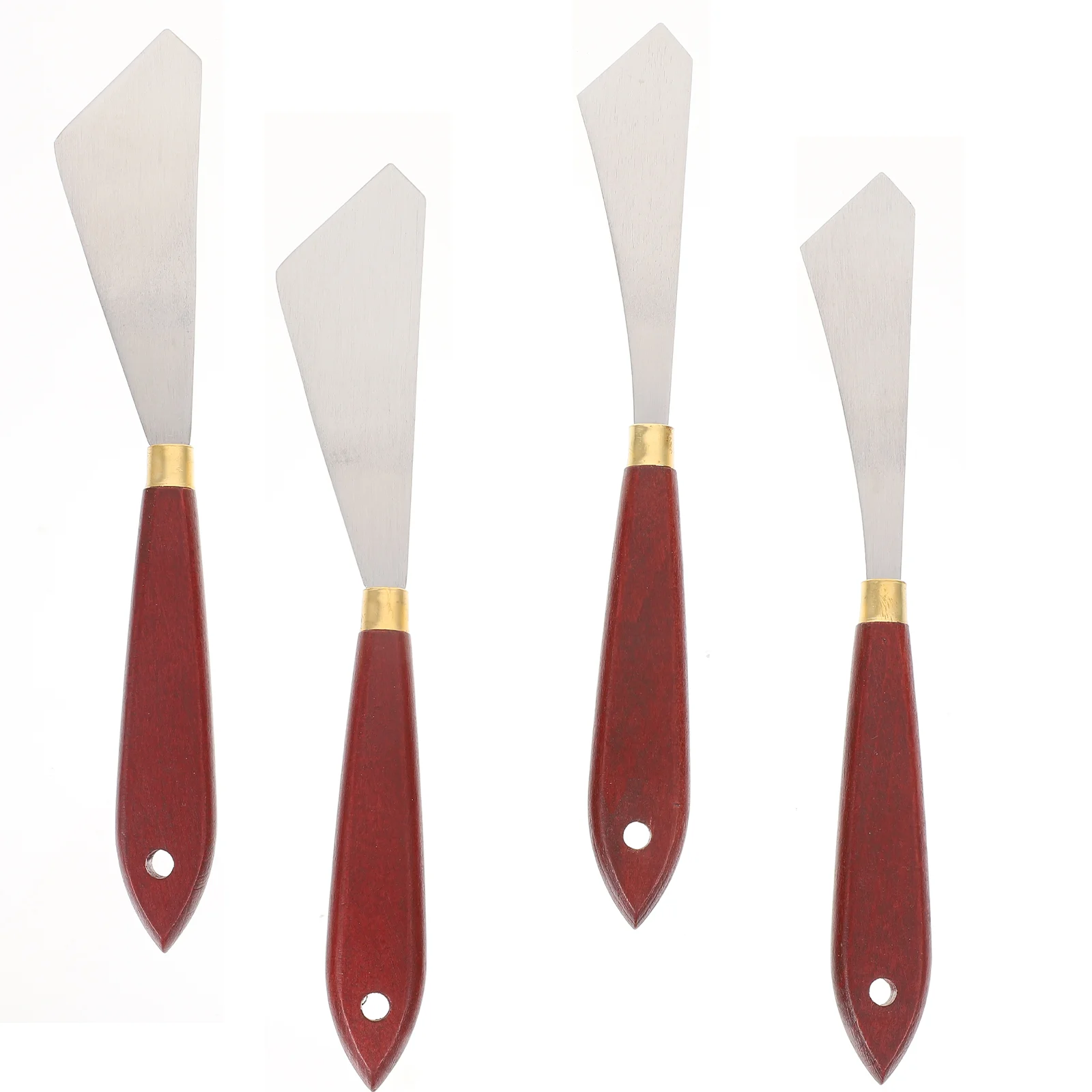 

4 Pcs Shaped Oil Painting Knife Stainless Spatula Tools Stainless Spatula Stainless Steel