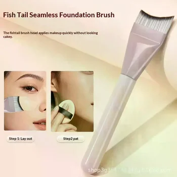 Pennello per fondotinta + tavolozza per trucco + set di soffio per cipria nero Strumento per miscelare crema per fondotinta Kit di strumenti per trucco cosmetico per trucco per unghie