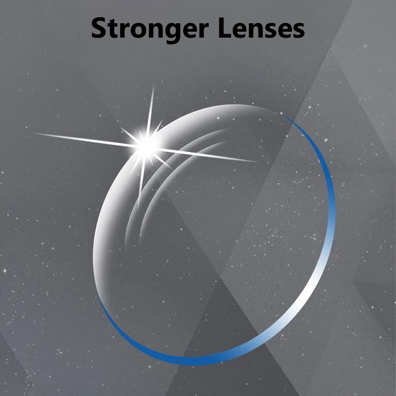 Lzabella MR-8/MR-7 Super Tough Myopia Hyperopia Aspherical Lenses Anti-reflective Anti-scratch HD Rimless Glasses Optical Lens