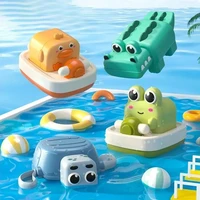 Children's bath toys: Clockwork crocodile swimming frog swimming in water 1