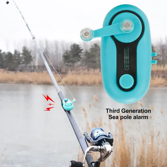 Bite Alarms For Fishing Poles With LED Light, Fishing Alarm, Sea