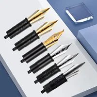 3PCSset NO.35 pen nibs #6 EF/F/M Replaced Fountain Pen Nib for Jinhao X350 X850 100 9036 9056 fountain pens school stationery 1