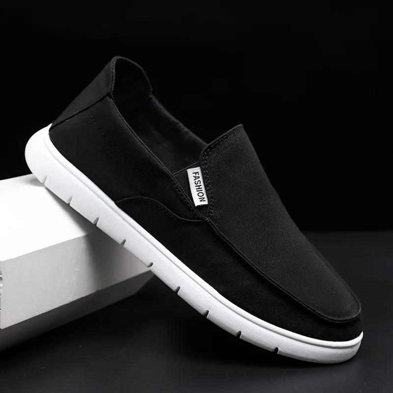 

Men's Slip On Loafer Shoes, Breathable Lightweight Non-slip Canvas Shoes, Men's Sneakers, Spring And Summer