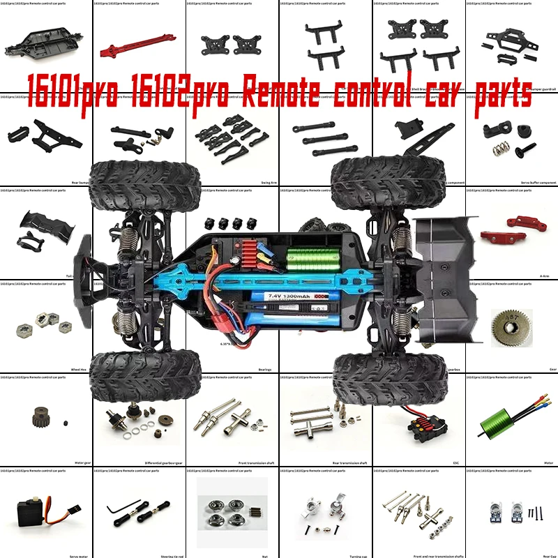 SCY 16101 PRO 16102 PRO 16103 PRO RC Auto Bürstenlose Metall Upgrade Teile DIY TEILE Original Teile Bürstenlosen Motor Getriebe Antriebswelle