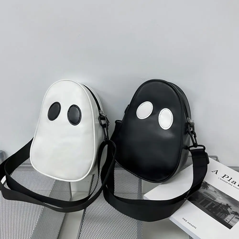 

Purse Messenger Bag Couples Shoulder Bags All-match Korean Style Canvas Bag Women Crossbody Bag Devil Ghost Cute Small Bag