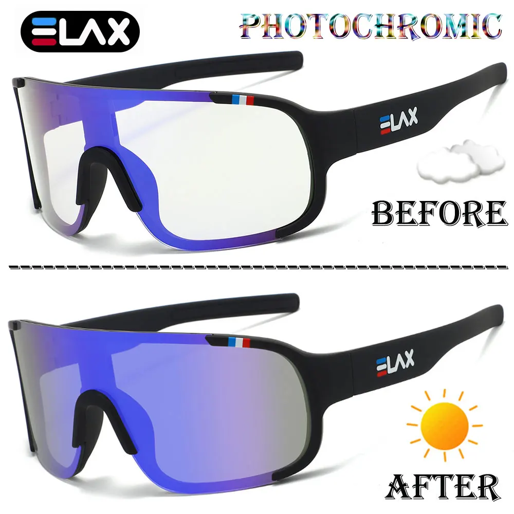 Bunte Photochrome Radfahren Sonnenbrille Männer Frauen Fahrrad Sonnenbrille Outdoor Sport Brille MTB Bike UV400 Wandern Brillen