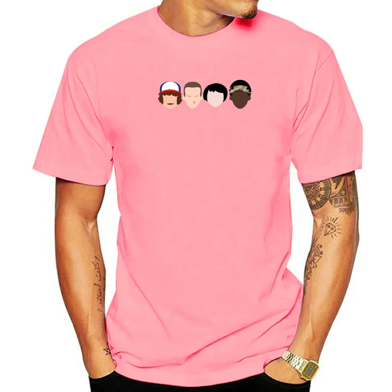 thumbnail image 1 of Camiseta Stranger Faces para hombre - CAJA DE REGALO STRANGER ELEVEN THINGS TERROR DVD Camiseta de manga corta para hombre Camiseta básica, 1 of 5