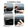 10Pcs 20cm Car Air Conditioner Outlet Decorative U Shape Moulding 6