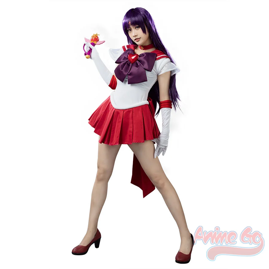 Sailor Mars Cosplay Sailor Moon Costume Fancy Dress Outfit S-4XL UK Sizes 8-20 