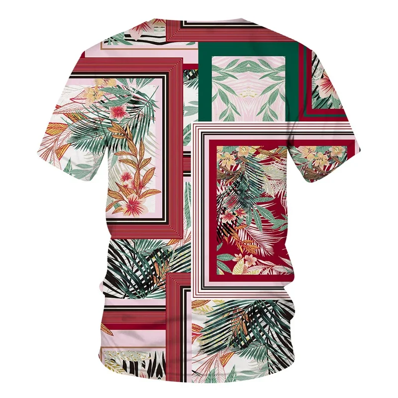 Luxus Barock Stil 3D Druck männer T-shirts Mode Rundhals Kurzarm Lose Tops Tees Übergroßen Männer Kleidung 6XL 2023 neue – Detail 22