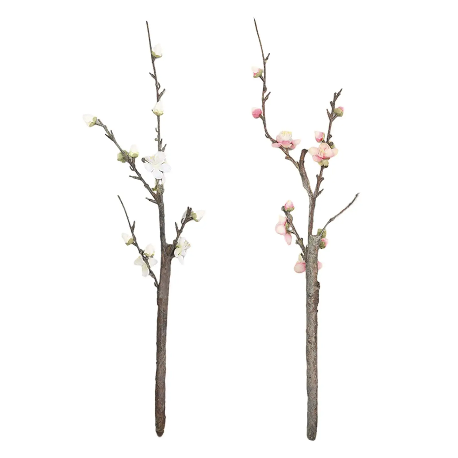 Artificial Long Stem Plum Blossom Bouquet, Artificial Wintersweet Long Stem