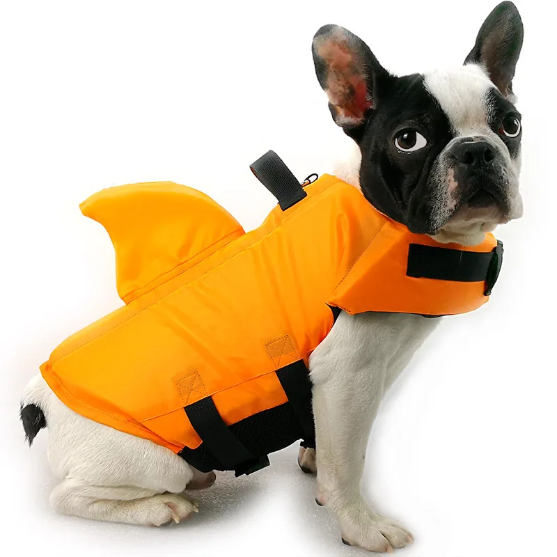 Pet Dog Life Vest Shark Life Jacket Dog Clothes Dogs Summer Swimwear
