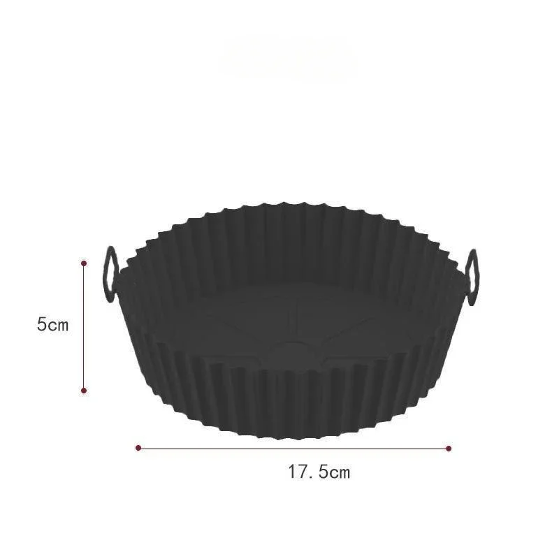Air Fryer Silicone Liners Reusable Food Safe Non Stick Air-Fryer Accessories