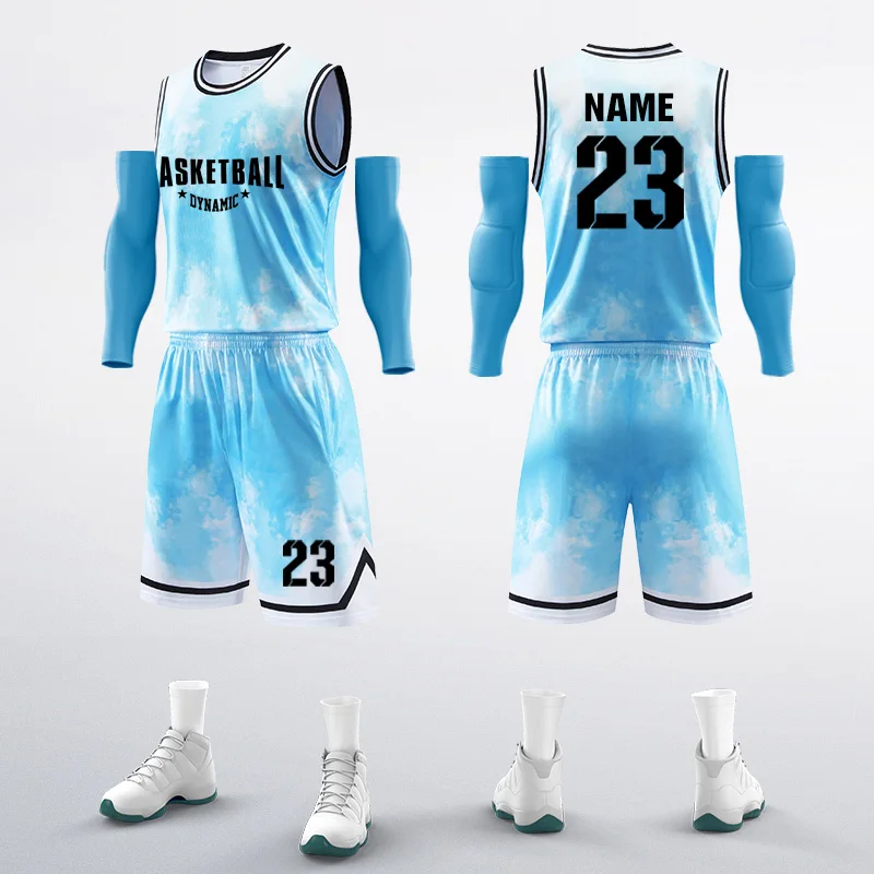 Personalized Customizable Mens Basketball Jersey 100% Polyester Mesh Basketball Uniform Breathable Uniforms LQ223