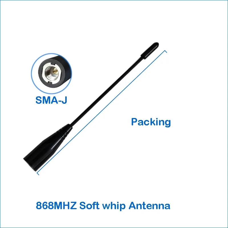 EOTH 1pcs Nb-iot 868mhz Soft antenna 5dbi sma male gsm lora antene module lorawan signal receiver radio remote control antena Radio Antenna Lora Antenna Soft Antenna
