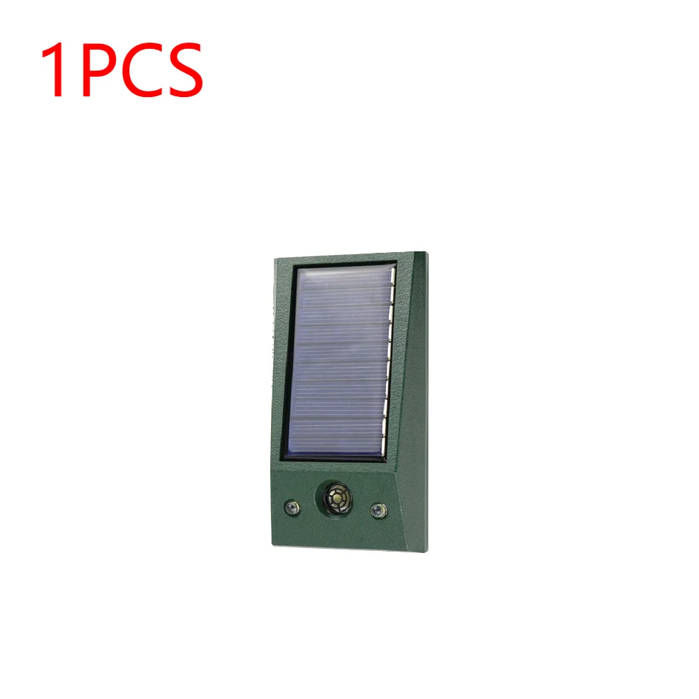 Solar-Powered Ultrasonic Animal Repeller with Waterproof Design and LED Alarm