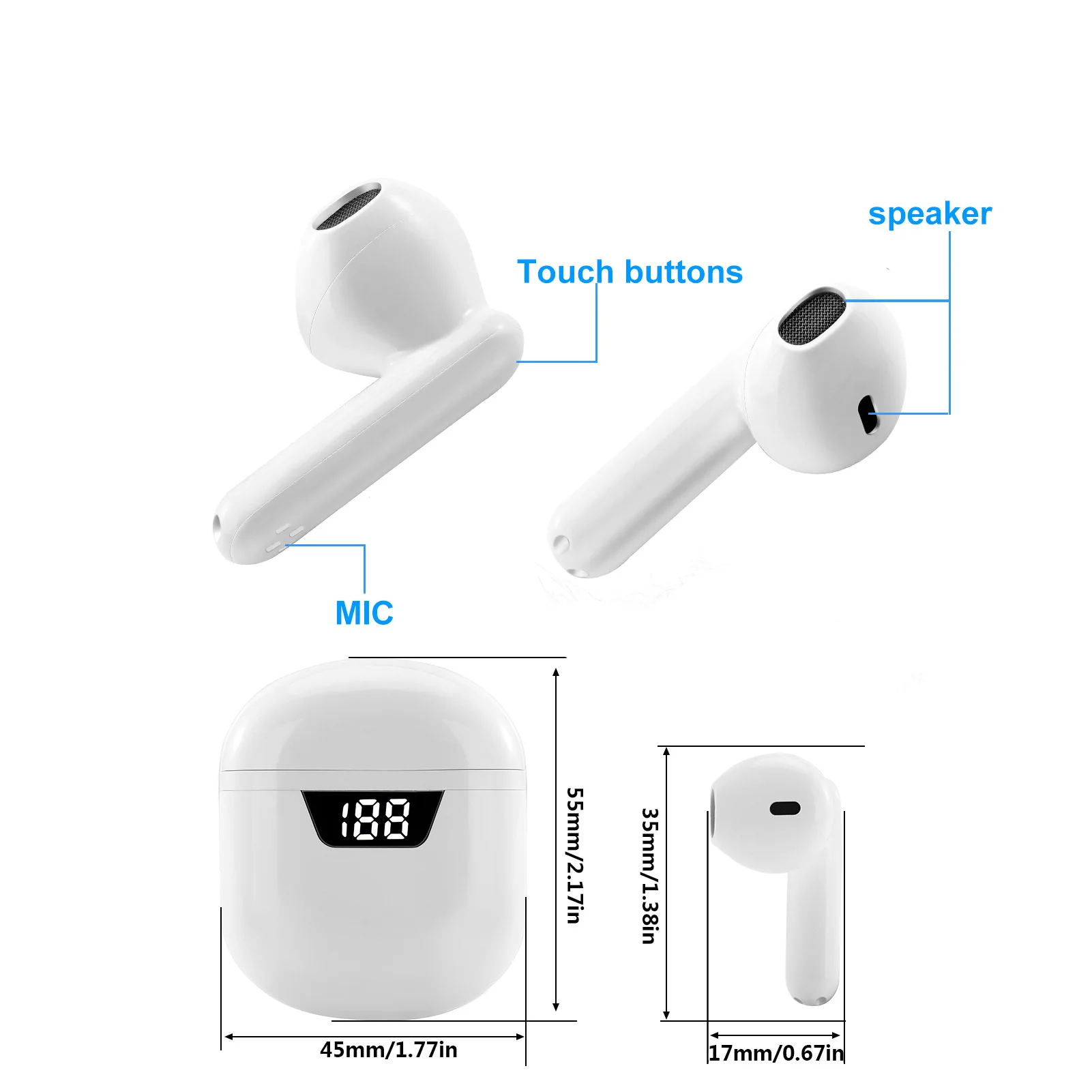 V03 Tradutor Headphones, Smart Voice Translator, Fone