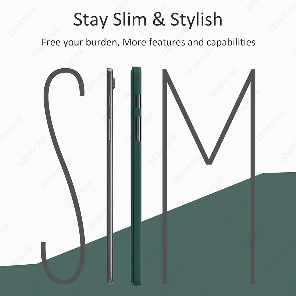Slim Lightweight Trifold Stand Cover with Soft TPU Back and Auto Sleep/Wake Function