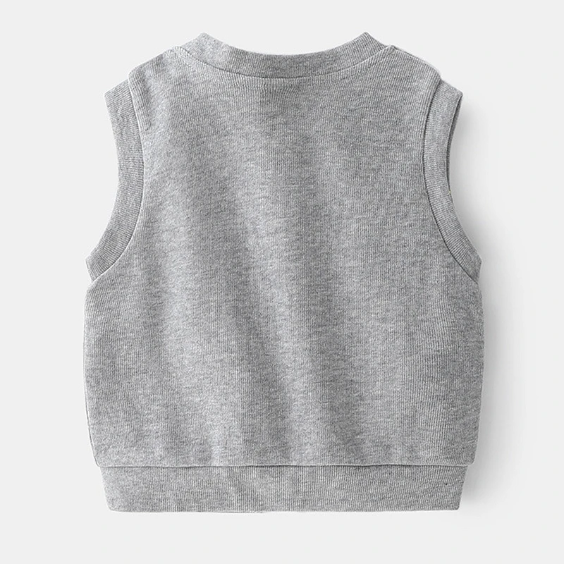 XUANMU Spring Autumn Children's Clothing Boys Vest Fashion Cartoon Cotton Soft Inside Wear Kids Outfit Clothes For 2-10y Boy XB096_viptrois.com