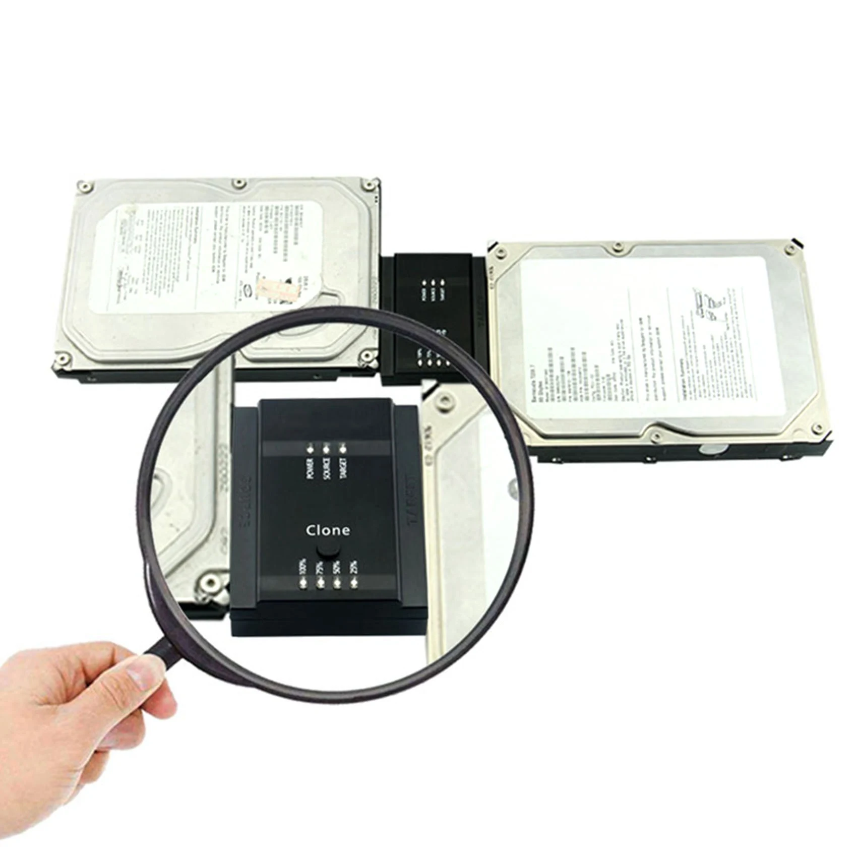 2.5 3.5 HDD SSD(EU 플러그) 용 데이터 전송 변환기, USB3.0-SATA3.0 어댑터, 하드 디스크 SATA-USB3.0