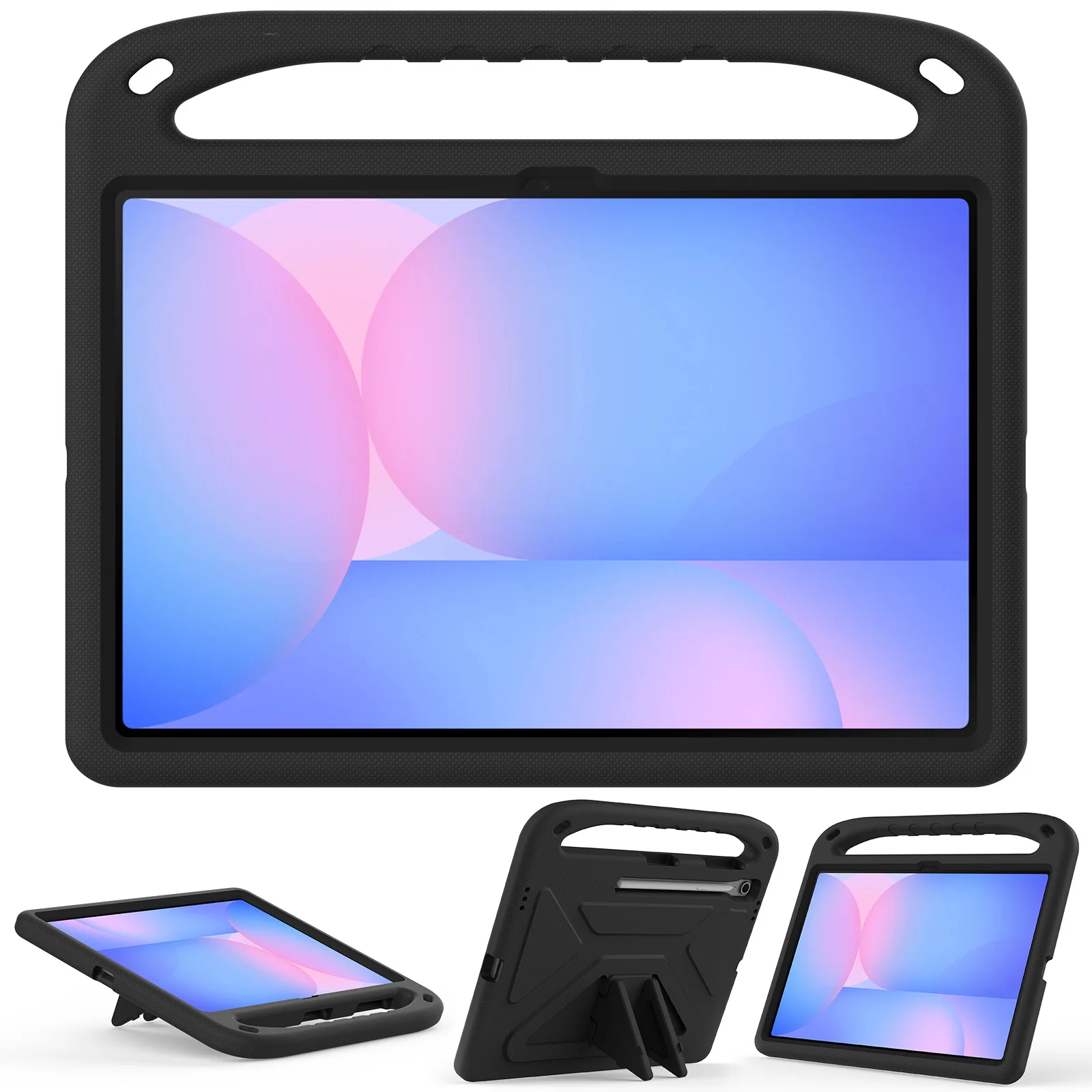 EVA Full-Body Protective Kids Tablet Stand Case with Hand Holder