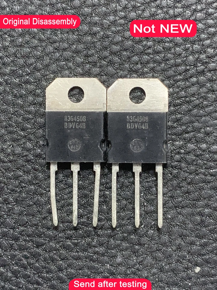 5 Transistor BDW83C TO-3P Darlington - 15A, 100V - Per Applicazioni Di Potenza - Foto 10