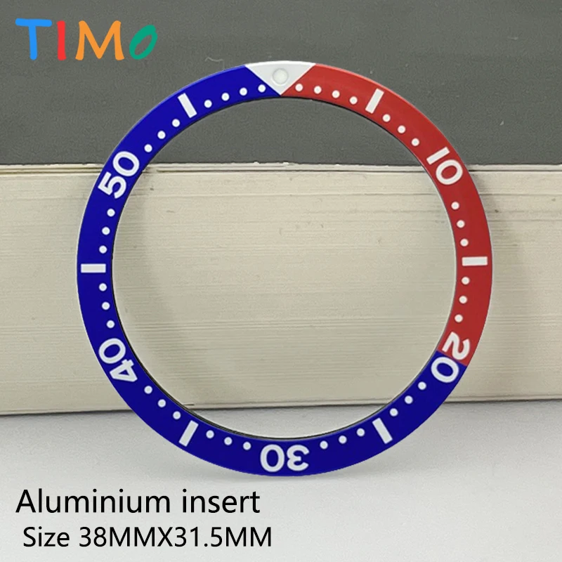 Premium 38x31.5mm Aluminum Bezel Insert