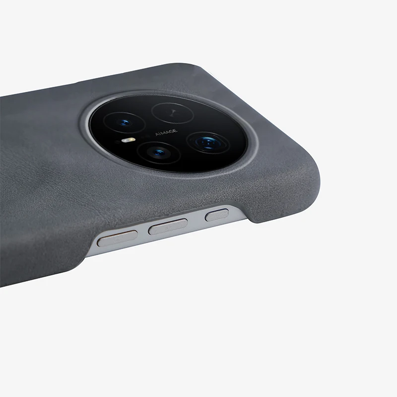 Magsafe Frameless Business PU Leather Magnetic Wireless Charging Case