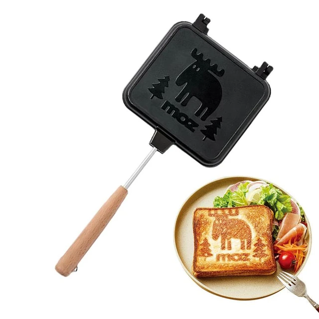 Sandwich Pan Long Handle Aluminum Alloy Double Pie Cooker Portable Campfire  Sandwich Maker Mountain Pie Maker Camping Cookware - AliExpress