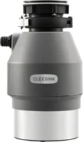 390W Continuous Feed Garbage Disposals with Induction AC Motor Sound Reduction, 1.45L High Effect Grinding Food Waste Disposer, 1