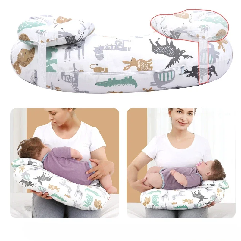 Multifunctional Nursing Pillow for Newborns and Moms Breastfeeding Pillow Breastfeeding and Waist Support Ideal