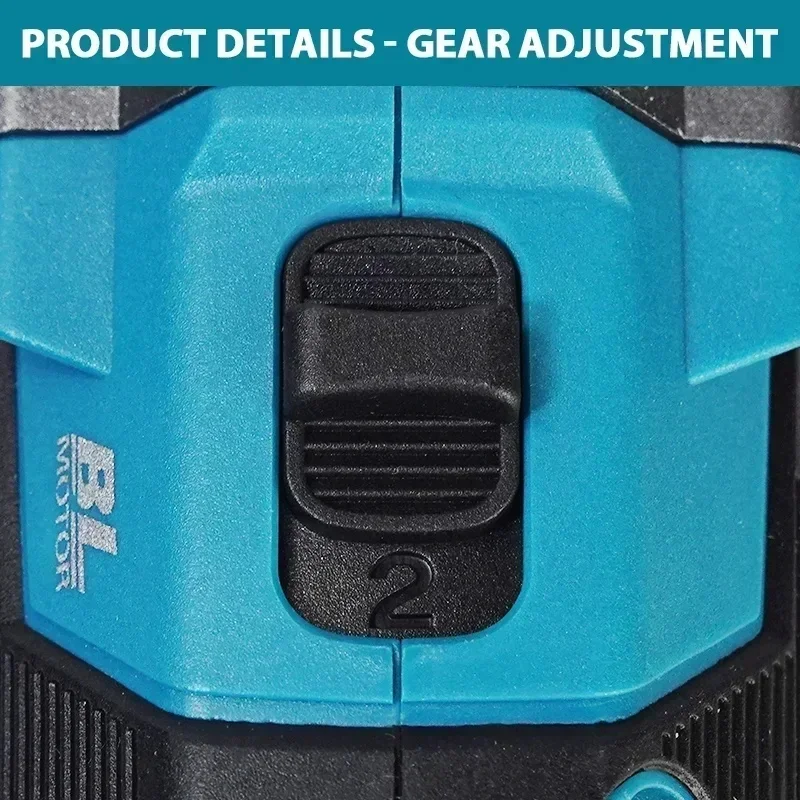 DDF487 18V Brushless Electric Drill, Suitable for Five-rope Impact Drill of Deco